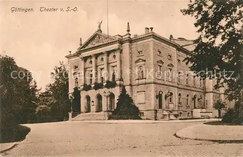 AK / Ansichtskarte Goettingen_Niedersachsen Theater Goettingen Niedersachsen