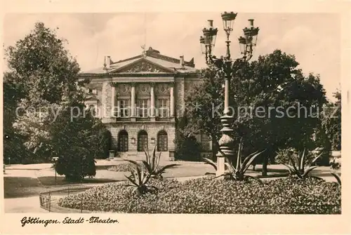 AK / Ansichtskarte Goettingen_Niedersachsen Stadttheater Goettingen Niedersachsen