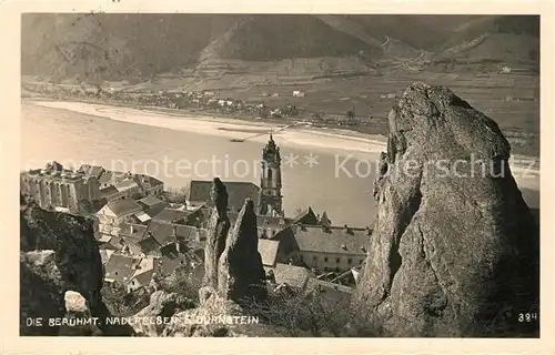 AK / Ansichtskarte Duernstein_Wachau Die Nadlfelsen Duernstein_Wachau