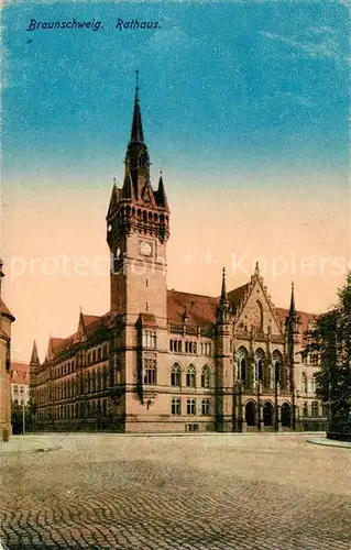 AK / Ansichtskarte Braunschweig Rathaus Braunschweig