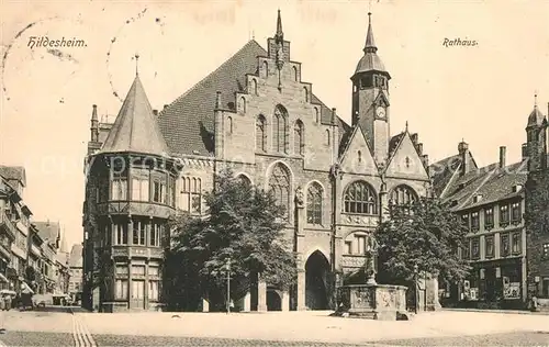 AK / Ansichtskarte Hildesheim Rathaus Hildesheim
