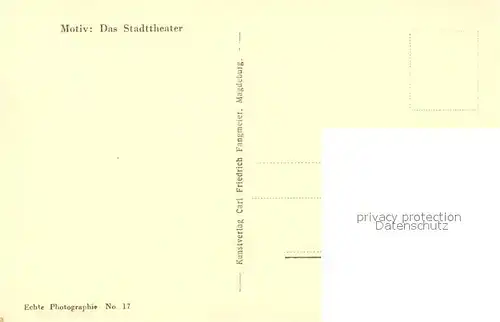 AK / Ansichtskarte Halberstadt Stadttheater Halberstadt