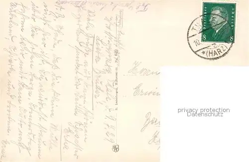 AK / Ansichtskarte Bodetal_Harz Schurre Bodetal Harz