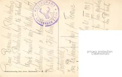 AK / Ansichtskarte Stecklenberg Ruine Lauenburg Stecklenberg