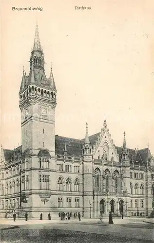 AK / Ansichtskarte Braunschweig Rathaus Braunschweig
