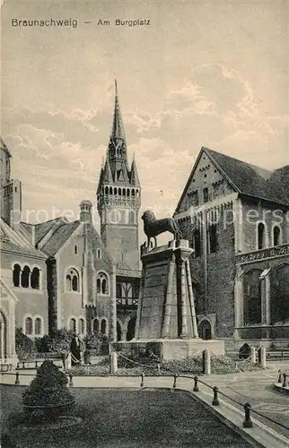 AK / Ansichtskarte Braunschweig Am Burgplatz Braunschweig