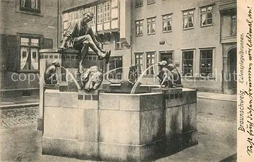 AK / Ansichtskarte Braunschweig Eulenspiegelbrunnen Braunschweig