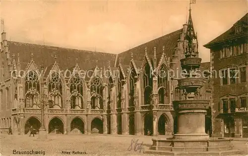 AK / Ansichtskarte Braunschweig Altes Rathaus Braunschweig