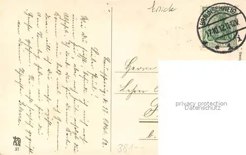 AK / Ansichtskarte Braunschweig Motiv am Burggraben Braunschweig