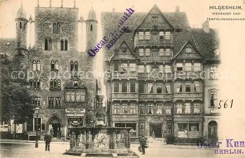 AK / Ansichtskarte Hildesheim Wedekind und Tempelherrenhaus Hildesheim