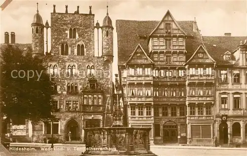 AK / Ansichtskarte Hildesheim Wedekind und Tempelherrenhaus Hildesheim