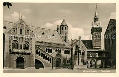 AK / Ansichtskarte Braunschweig Burgplatz Braunschweig