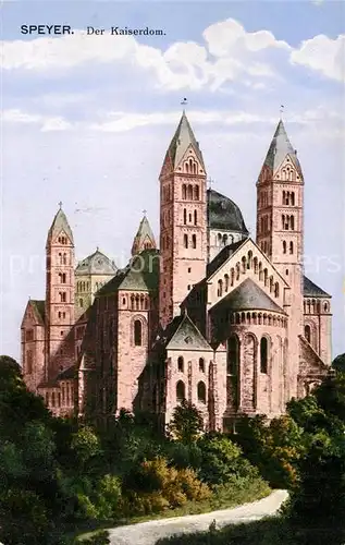 AK / Ansichtskarte Speyer_Rhein Der Kaiserdom Speyer Rhein