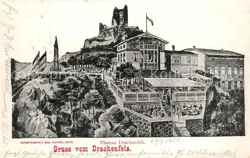 AK / Ansichtskarte Koenigswinter Plateau Drachenfels Koenigswinter