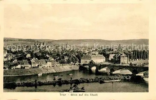 AK / Ansichtskarte Trier Panorama Trier