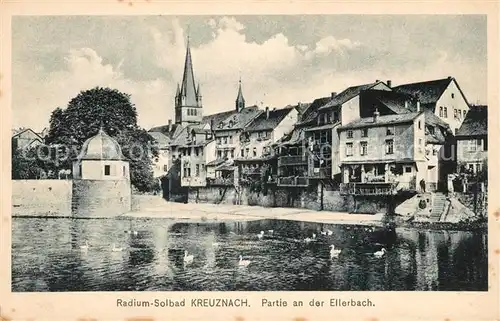 AK / Ansichtskarte Bad_Kreuznach Partie an der Ellerbach Bad_Kreuznach