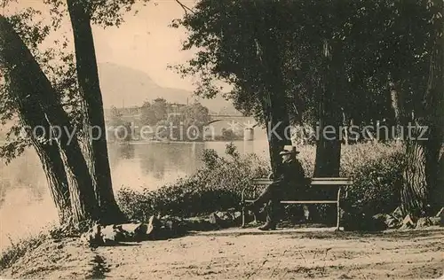 AK / Ansichtskarte Bad_Kreuznach Anlagen an der Saliner Bruecke Bad_Kreuznach