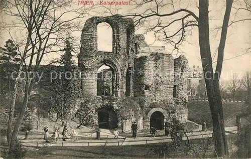 AK / Ansichtskarte Trier Kaiserpalast Ruine Trier
