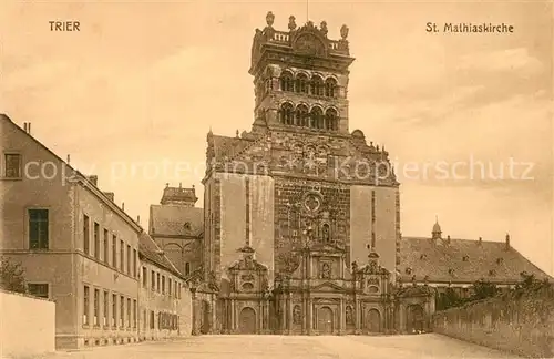 AK / Ansichtskarte Trier St Mathiaskirche Trier