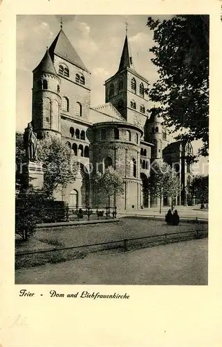 AK / Ansichtskarte Trier Dom und Liebfrauenkirche Trier