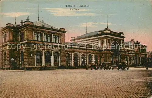 AK / Ansichtskarte Trier Bahnhof Trier