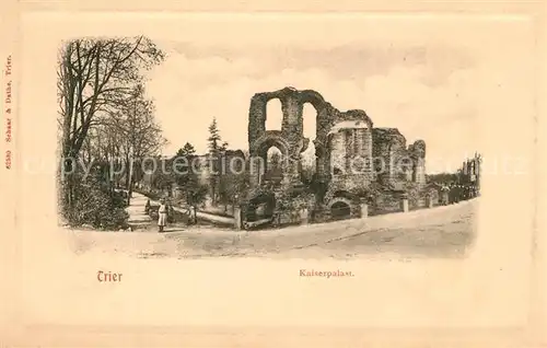AK / Ansichtskarte Trier Kaiserpalast Ruine Trier