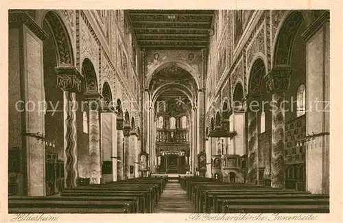AK / Ansichtskarte Hildesheim St Godehardikirche Inneres Hildesheim