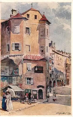 AK / Ansichtskarte Innsbruck Ottoburg Kuenstlerkarte Innsbruck