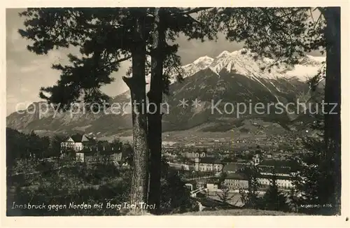 AK / Ansichtskarte Innsbruck mit Berg Isel Innsbruck