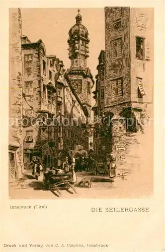 AK / Ansichtskarte Innsbruck Die Seilergasse Innsbruck