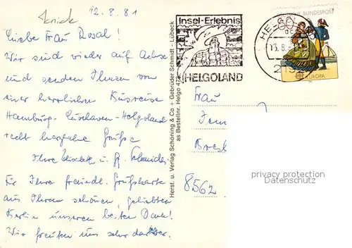 AK / Ansichtskarte Helgoland Fliegeraufnahmen Nordspitze Thermalbad aAusbootung Am Falm Duene Siemens Platz  Helgoland