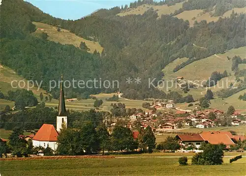 AK / Ansichtskarte Oberwoessen mit Hinwoessen Chiemgau Oberwoessen