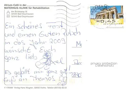 AK / Ansichtskarte Bad_Oeynhausen Maternus Klinik  Bad_Oeynhausen