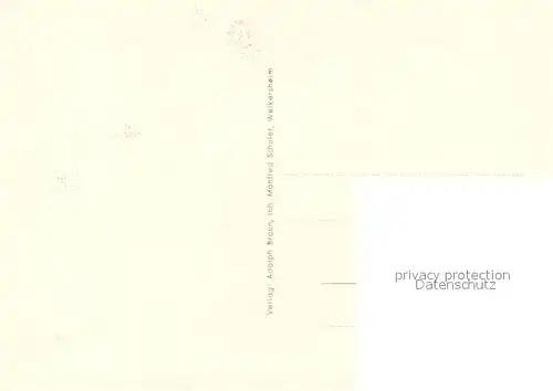 AK / Ansichtskarte Weikersheim Schloss Weikersheim