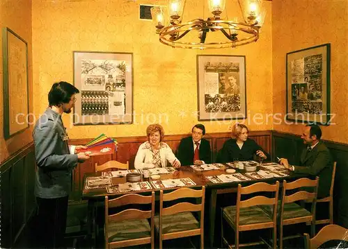 AK / Ansichtskarte Praha_Prahy_Prague Restaurant Zum Kelch Gaststube Praha_Prahy_Prague