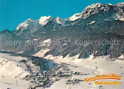 AK / Ansichtskarte Weissenbach_Enns Dachsteingebirge Scheichenspitz Eselstein Winter Weissenbach Enns