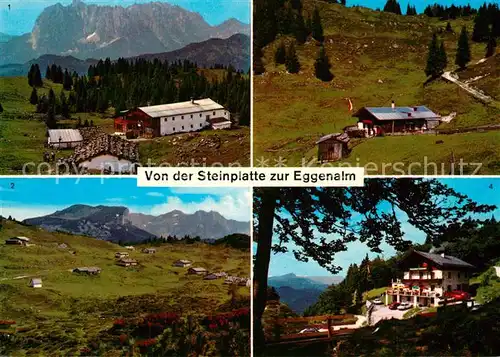 AK / Ansichtskarte Waidring_Tirol Straubingerhaus Durchkaser Steinplatte Brennhuette Alpengasthof Waidring Tirol