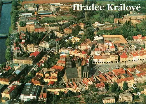 AK / Ansichtskarte Hradec_Kralove Fliegeraufnahme Hradec Kralove