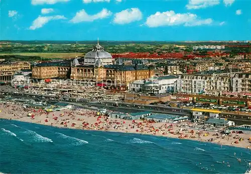 AK / Ansichtskarte Scheveningen Fliegeraufnahme Strand  Scheveningen
