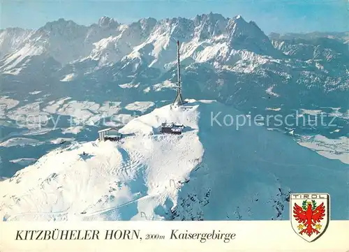 AK / Ansichtskarte Kitzbuehel_Tirol Kitzbueheler Horn Winter Kitzbuehel Tirol