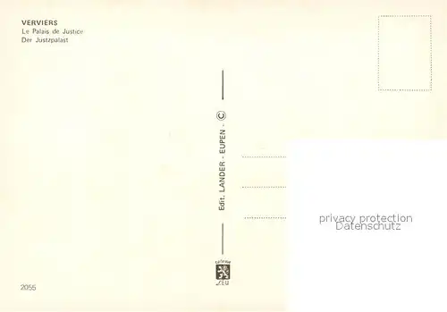 AK / Ansichtskarte Verviers Palais de Justice Verviers