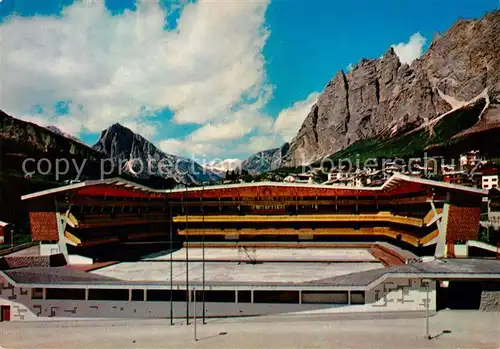 AK / Ansichtskarte Cortina_d_Ampezzo Olympia Eisstadion Cortina_d_Ampezzo