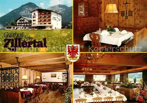AK / Ansichtskarte Strass_Tirol Gasthof Cafe Zillertal Strass Tirol