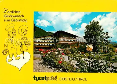 AK / Ansichtskarte Obsteig_Tirol Tyrol Hotel Obsteig_Tirol