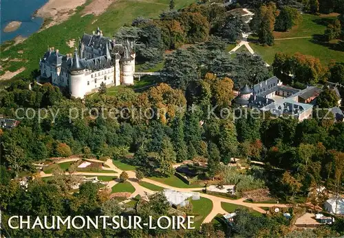 AK / Ansichtskarte Chaumont sur Loire Fliegeraufnahme Chateau  Chaumont sur Loire