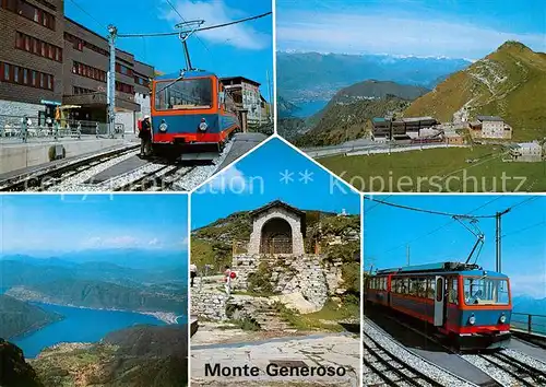 AK / Ansichtskarte Monte_Generoso Ferrovia Bahn Ristorante Monte Generoso Vetta Capolago Monte Generoso
