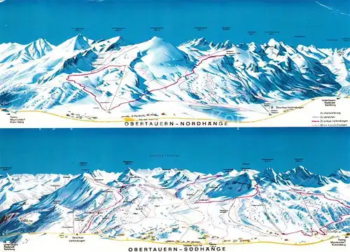 AK / Ansichtskarte Obertauern Winterpanorama Skilifte Obertauern