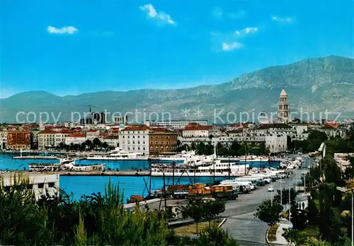 AK / Ansichtskarte Split_Spalato Stadtansicht Hafen Split_Spalato