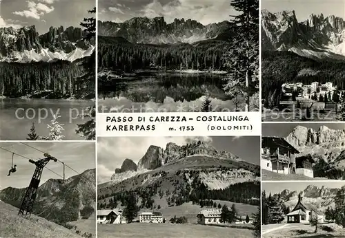 AK / Ansichtskarte Karerpass Panoramen  Karerpass