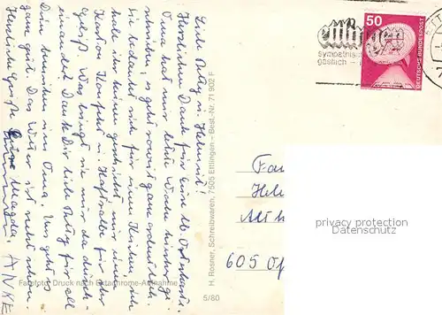 AK / Ansichtskarte Ettlingen Hotel Erbprinz Ettlingen